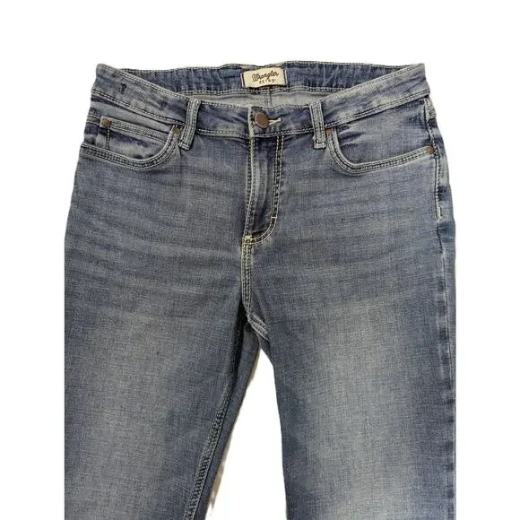 Women's Wrangler Retro Mae Mid-Rise Bootcut Jeans Size 31/11 X 32 - Picture 3 of 7